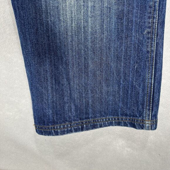 Vintage UNK San Antonio Spurs NBA Jeans 36 Two-Sided Embroidered Patches Y2K - Picture 11 of 16